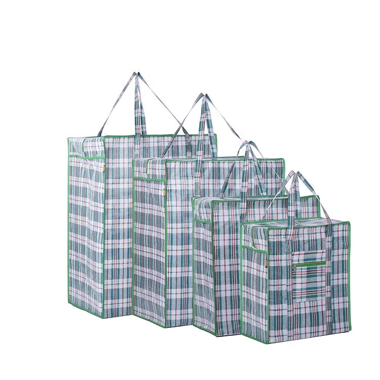 Green PP Woven Moving Bag