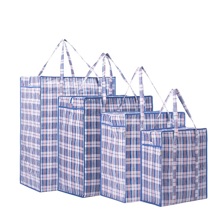 Blue PP Woven Moving Bag